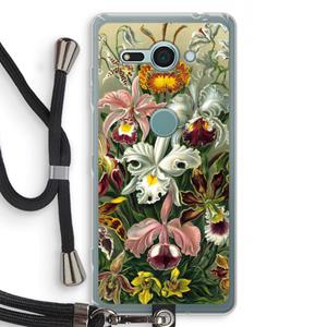 CaseCompany Haeckel Orchidae: Sony Xperia XZ2 Compact Transparant Hoesje met koord