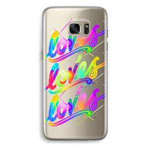 CaseCompany Loves: Samsung Galaxy S7 Edge Transparant Hoesje