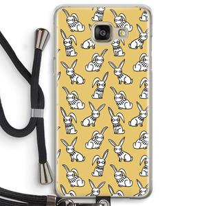 CaseCompany Haas: Samsung Galaxy A5 (2016) Transparant Hoesje met koord