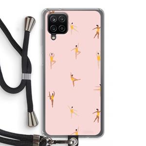 CaseCompany Dans #2: Samsung Galaxy A12 Transparant Hoesje met koord