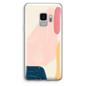 CaseCompany Saturday Flow: Samsung Galaxy S9 Transparant Hoesje