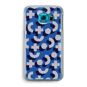 CaseCompany 8-bit N°5: Samsung Galaxy S6 Transparant Hoesje