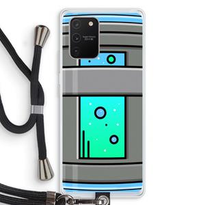 CaseCompany Chug Bottle: Samsung Galaxy S10 Lite Transparant Hoesje met koord