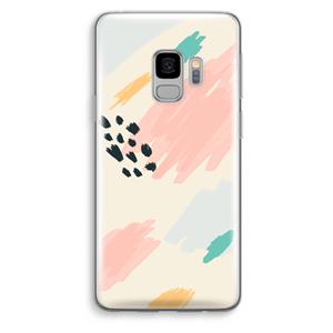 CaseCompany Sunday Chillings: Samsung Galaxy S9 Transparant Hoesje