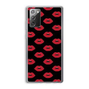 CaseCompany Lips: Samsung Galaxy Note 20 / Note 20 5G Transparant Hoesje