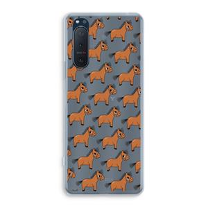CaseCompany Pony: Sony Xperia 5 II Transparant Hoesje