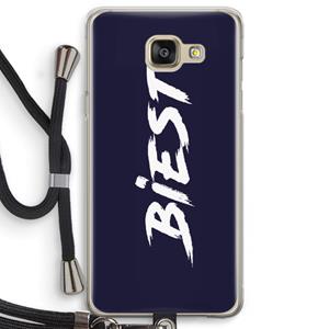 CaseCompany Biest: Samsung Galaxy A5 (2016) Transparant Hoesje met koord