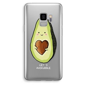 CaseCompany Avocuddle: Samsung Galaxy S9 Transparant Hoesje