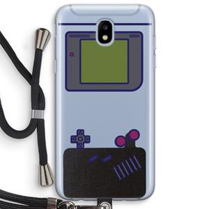CaseCompany Game On: Samsung Galaxy J5 (2017) Transparant Hoesje met koord