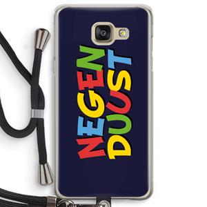 CaseCompany 90's One: Samsung Galaxy A5 (2016) Transparant Hoesje met koord