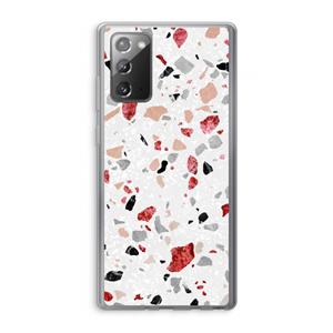 CaseCompany Terrazzo N°12: Samsung Galaxy Note 20 / Note 20 5G Transparant Hoesje