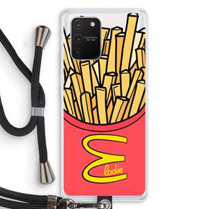CaseCompany McElodie: Samsung Galaxy S10 Lite Transparant Hoesje met koord
