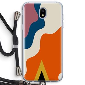 CaseCompany Noor A: Samsung Galaxy J5 (2017) Transparant Hoesje met koord