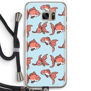 CaseCompany Blub: Samsung Galaxy S7 Edge Transparant Hoesje met koord