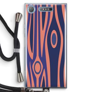 CaseCompany Bast A: Sony Xperia XZ1 Transparant Hoesje met koord