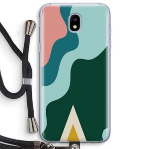 CaseCompany Noor B: Samsung Galaxy J5 (2017) Transparant Hoesje met koord