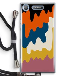 CaseCompany Baar A: Sony Xperia XZ1 Transparant Hoesje met koord
