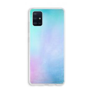 CaseCompany mist pastel: Galaxy A51 4G Transparant Hoesje