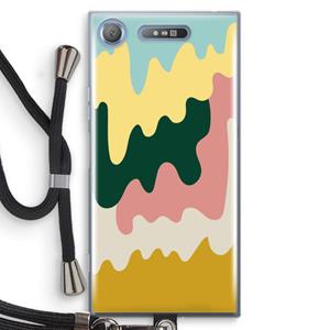 CaseCompany Baar B: Sony Xperia XZ1 Transparant Hoesje met koord