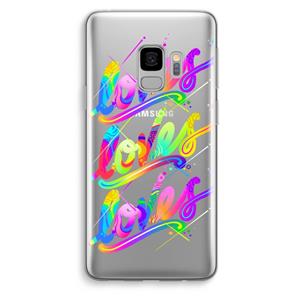 CaseCompany Loves: Samsung Galaxy S9 Transparant Hoesje