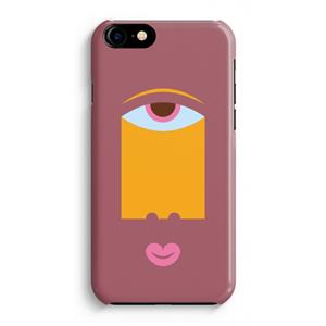 CaseCompany Mono V: iPhone 8 Volledig Geprint Hoesje