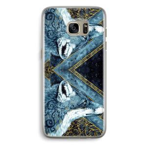 CaseCompany Golden Fox: Samsung Galaxy S7 Edge Transparant Hoesje