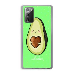 CaseCompany Avocuddle: Samsung Galaxy Note 20 / Note 20 5G Transparant Hoesje