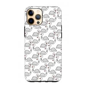 CaseCompany Zwanen: iPhone 12 Pro Max Tough Case