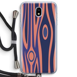 CaseCompany Bast A: Samsung Galaxy J5 (2017) Transparant Hoesje met koord