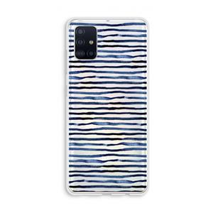CaseCompany Verrassende lijnen: Galaxy A51 4G Transparant Hoesje