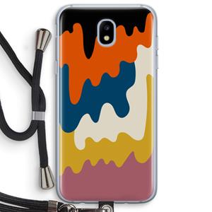 CaseCompany Baar A: Samsung Galaxy J5 (2017) Transparant Hoesje met koord