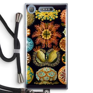 CaseCompany Haeckel Ascidiae: Sony Xperia XZ1 Transparant Hoesje met koord