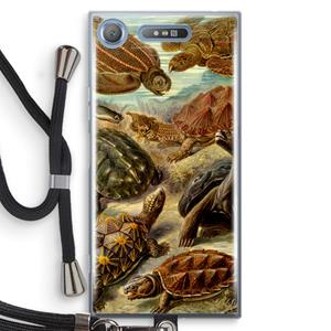 CaseCompany Haeckel Chelonia: Sony Xperia XZ1 Transparant Hoesje met koord