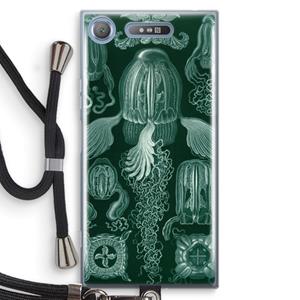 CaseCompany Haeckel Cubomedusae: Sony Xperia XZ1 Transparant Hoesje met koord
