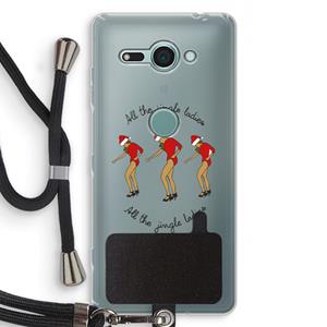 CaseCompany Jingle Ladies: Sony Xperia XZ2 Compact Transparant Hoesje met koord
