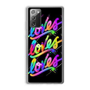 CaseCompany Loves: Samsung Galaxy Note 20 / Note 20 5G Transparant Hoesje