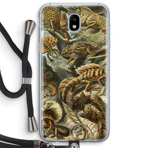 CaseCompany Haeckel Lacertilia: Samsung Galaxy J5 (2017) Transparant Hoesje met koord