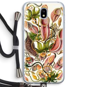 CaseCompany Haeckel Nepenthaceae: Samsung Galaxy J5 (2017) Transparant Hoesje met koord