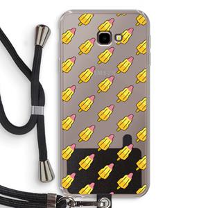CaseCompany Waterijsjes: Samsung Galaxy J4 Plus Transparant Hoesje met koord