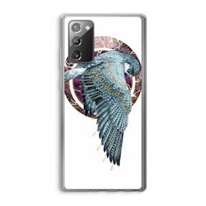 CaseCompany Golden Falcon: Samsung Galaxy Note 20 / Note 20 5G Transparant Hoesje