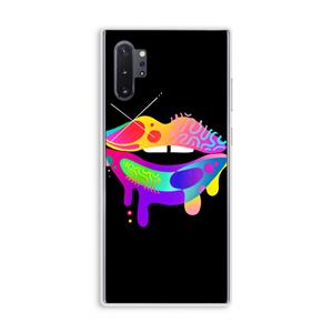 CaseCompany Lip Palette: Samsung Galaxy Note 10 Plus Transparant Hoesje