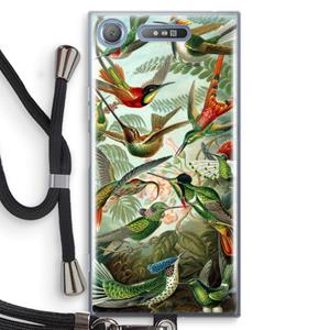 CaseCompany Haeckel Trochilidae: Sony Xperia XZ1 Transparant Hoesje met koord