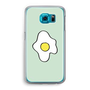 CaseCompany Spiegelei: Samsung Galaxy S6 Transparant Hoesje