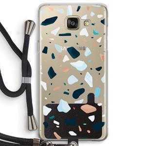 CaseCompany Terrazzo N°13: Samsung Galaxy A5 (2016) Transparant Hoesje met koord