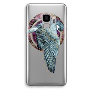 CaseCompany Golden Falcon: Samsung Galaxy S9 Transparant Hoesje