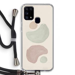 CaseCompany Geo #10: Samsung Galaxy M31 Transparant Hoesje met koord