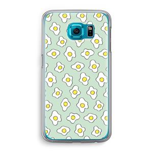 CaseCompany Spiegeleitjes: Samsung Galaxy S6 Transparant Hoesje