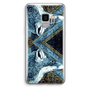 CaseCompany Golden Fox: Samsung Galaxy S9 Transparant Hoesje
