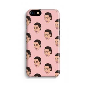 CaseCompany Ugly Cry Call: Volledig geprint iPhone SE 2020 Hoesje