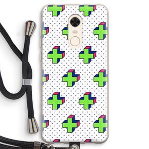 CaseCompany 8-bit N°10: Xiaomi Redmi 5 Transparant Hoesje met koord